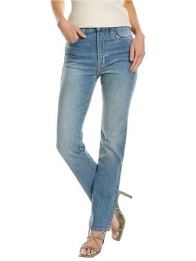 7 For All Mankind Easy Slim Light Wash Heart Embroidery Jeans Blue Size 27